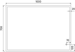 Iddis Мебель для ванной Brick 100 белая – фотография-16